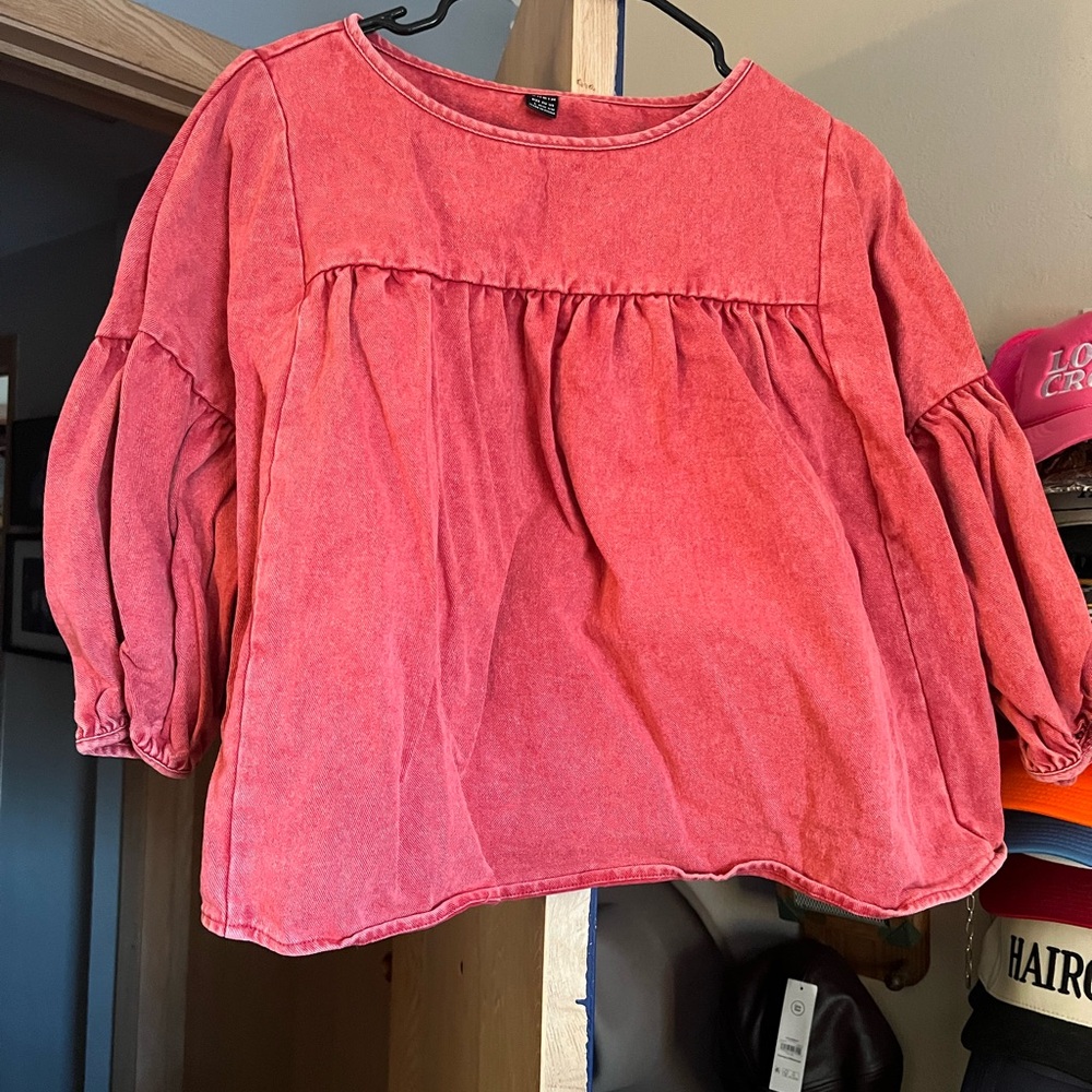 SHEIN Coral Knit Top